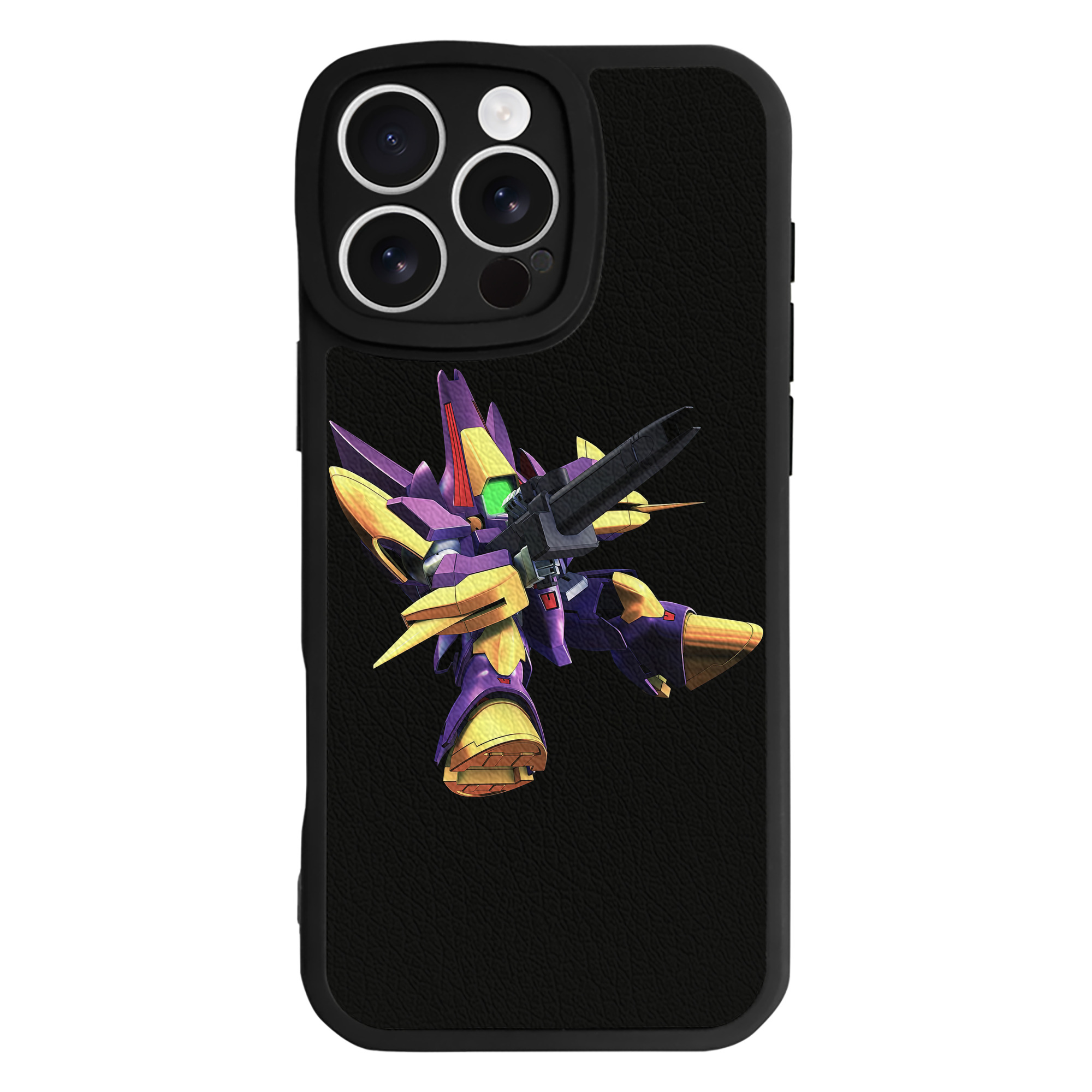 （画像用） 機動戦士ガンダム Mobile Suit Gundam 【iPhone 16シリーズ対応】シリコンスマホケース（レザー調） 材質：シリコン